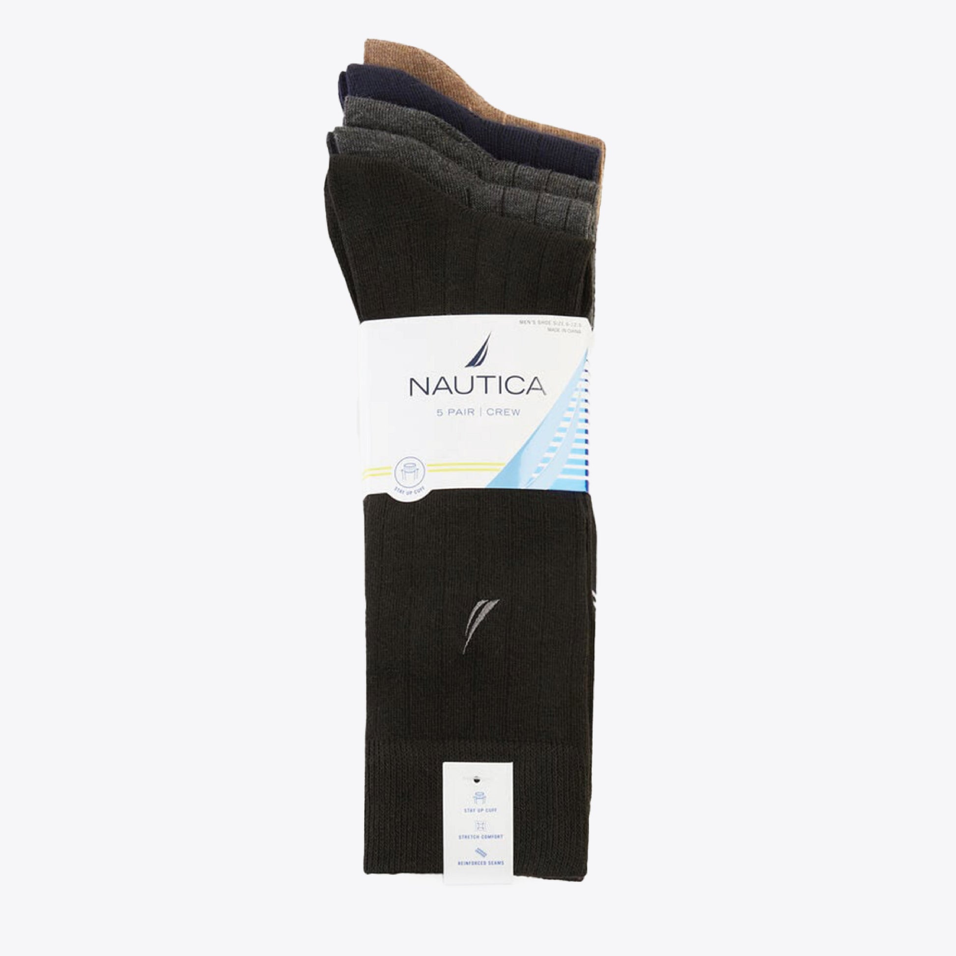 NAUTICA - SET DE 5 PARES DE CALCETINES (HOMBRE)
