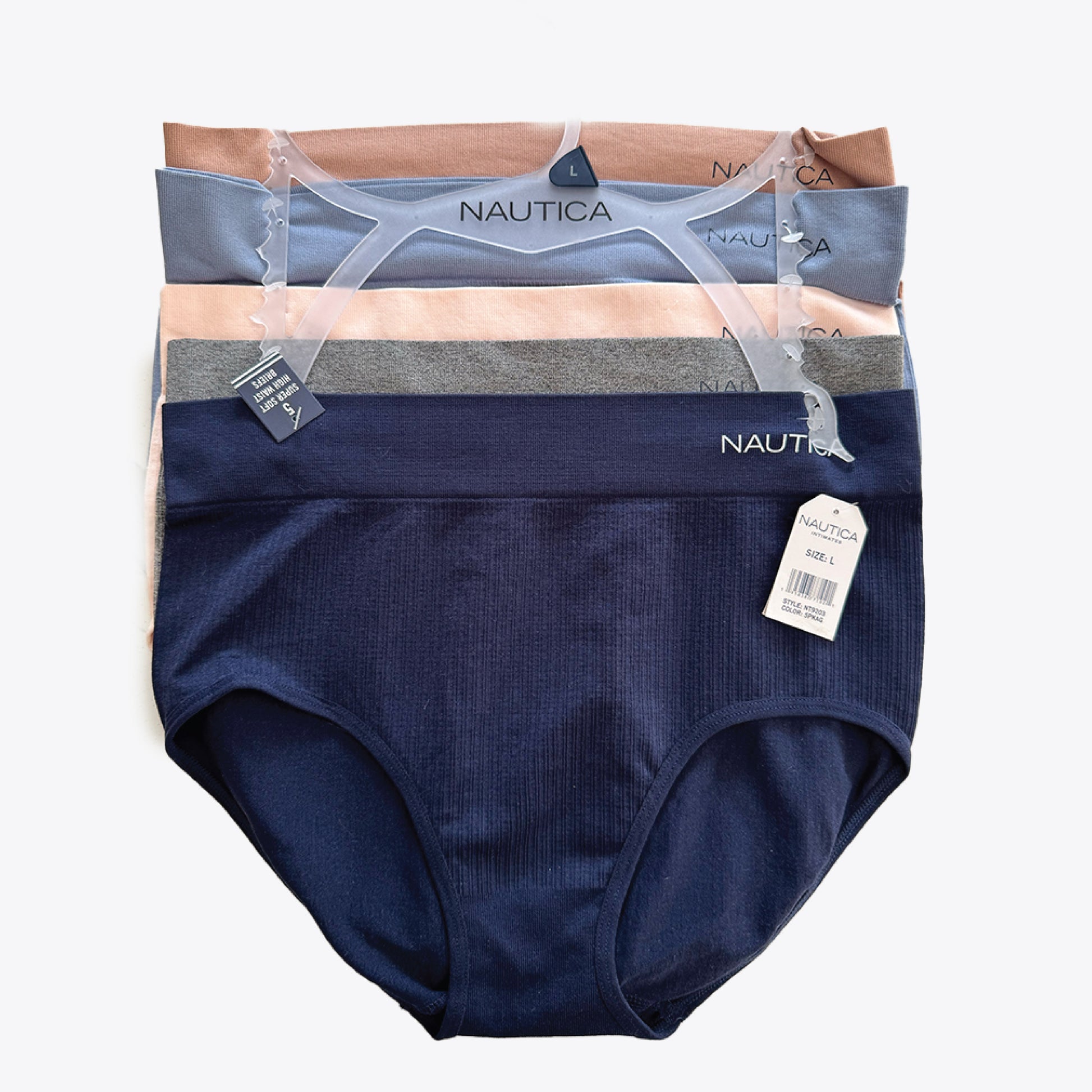 NAUTICA - SET DE 5 PANTIES (TALLA L)