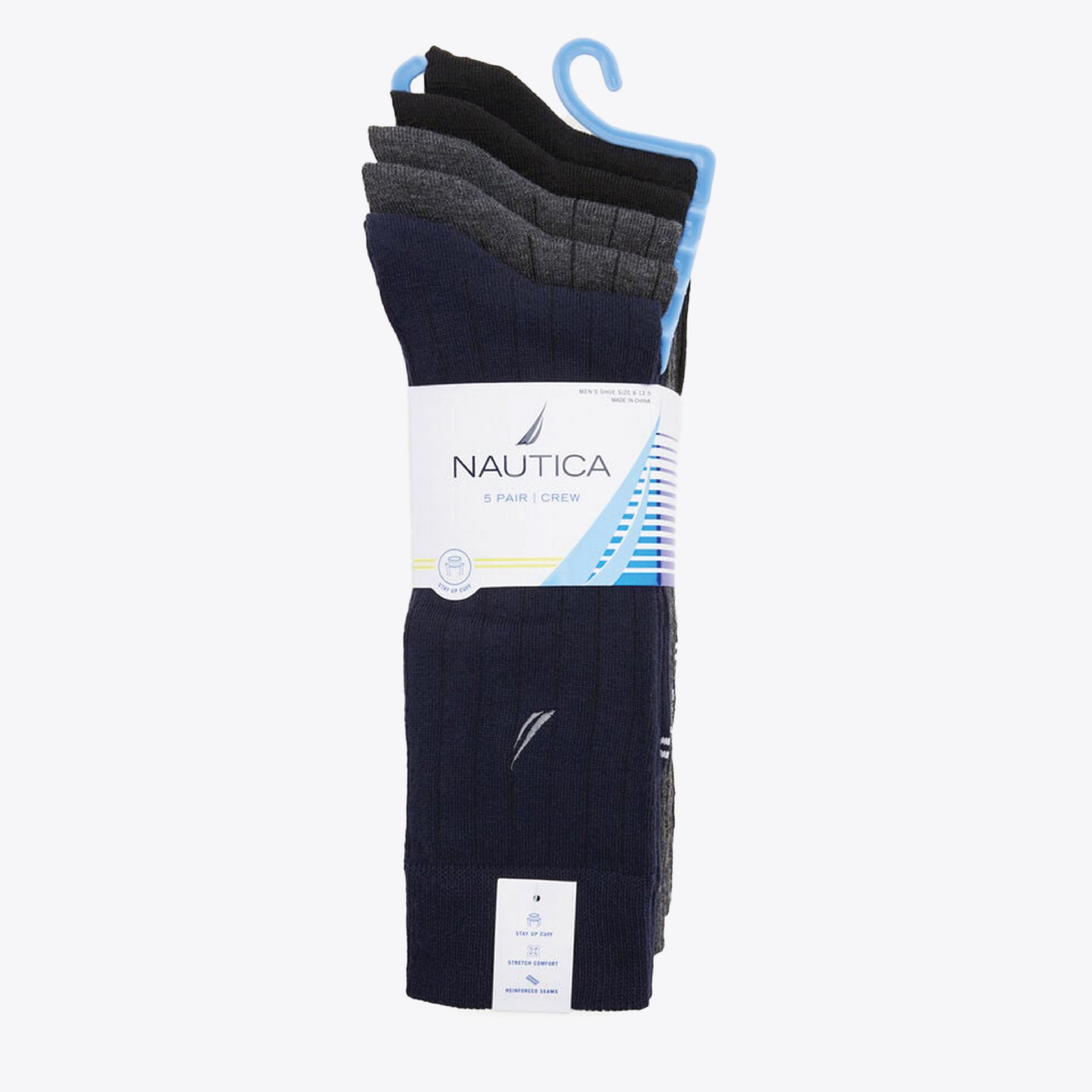 NAUTICA - SET DE 5 PARES DE CALCETINES (HOMBRE)