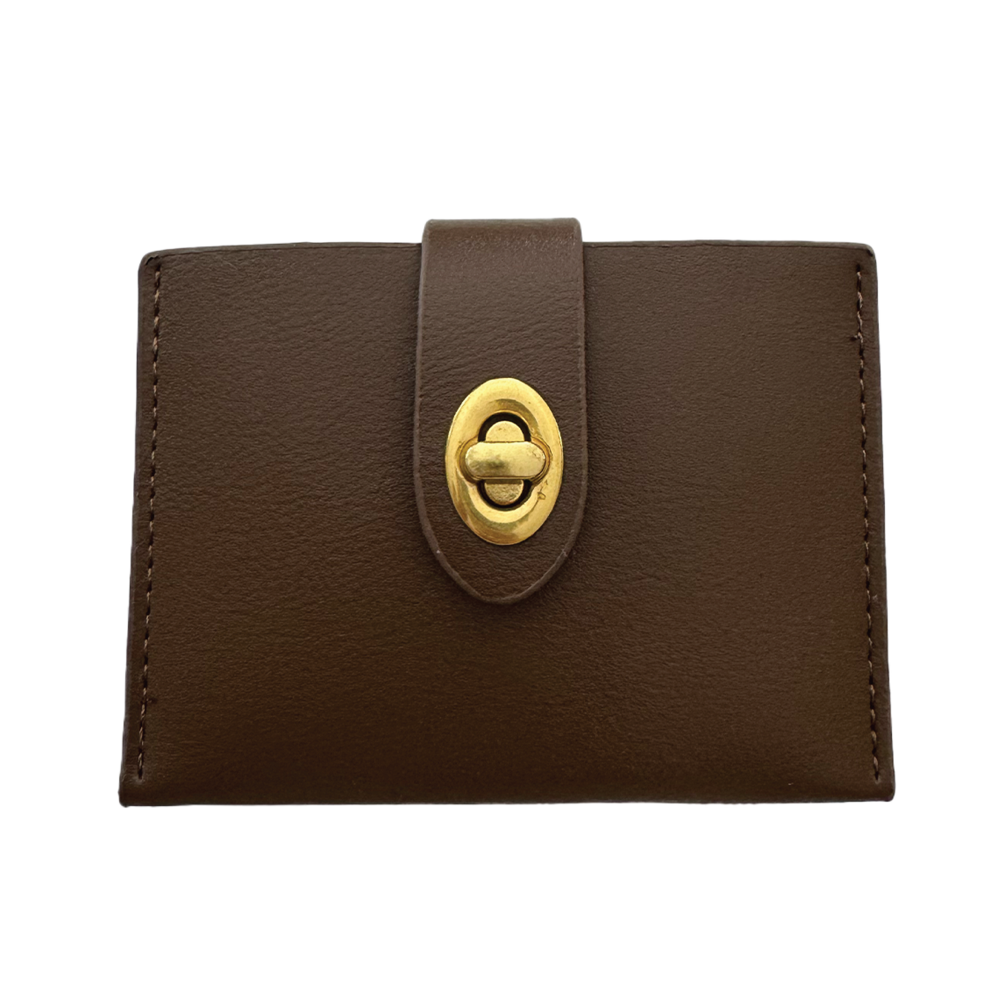 Pu Leather Lock Clasp Wallets