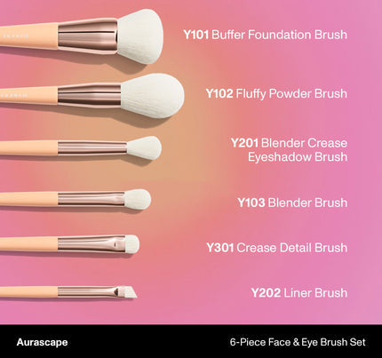 MORPHE - AURASCAPE FACE & EYE BRUSH SET