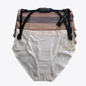 TAHARI - SET DE 4 PANTIES (TALLA S)